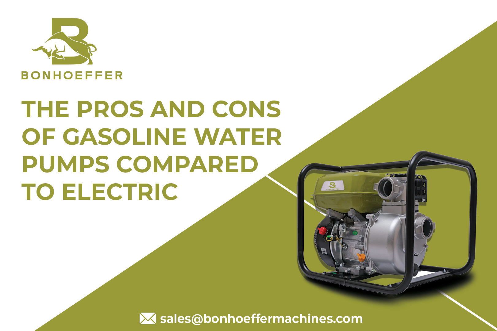 Pros and Cons of Gasoline Water Pumps Compared to Electric