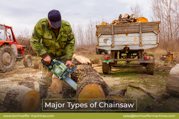 Major types of chainsaw