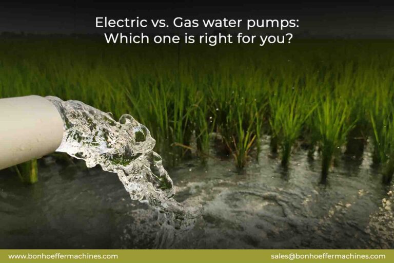 Electric vs. Gas Water Pumps: Which One is Right for You?