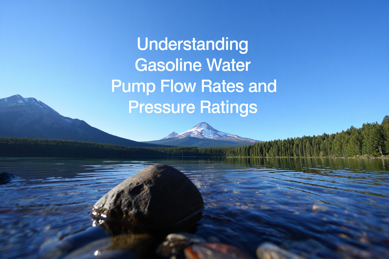 Understanding Gasoline Water Pump Flow Rates and Pressure Ratings